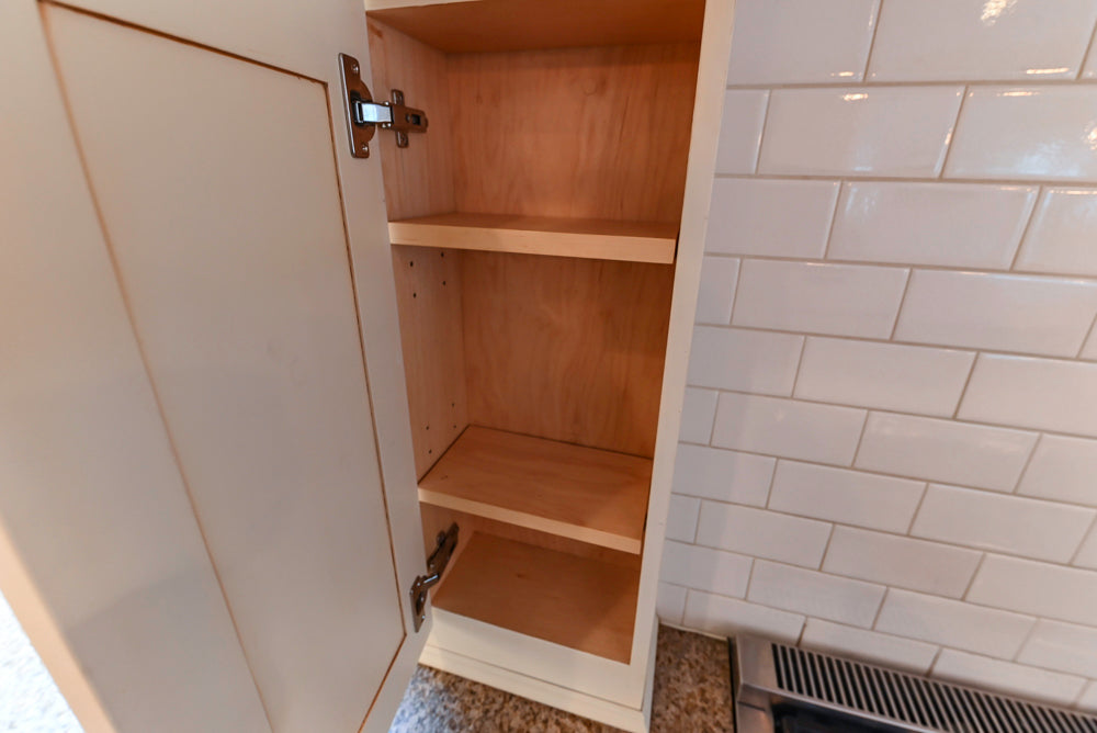 Traditional Cream Kitchen with Island, Granite Countertops & 48" Thermador Range