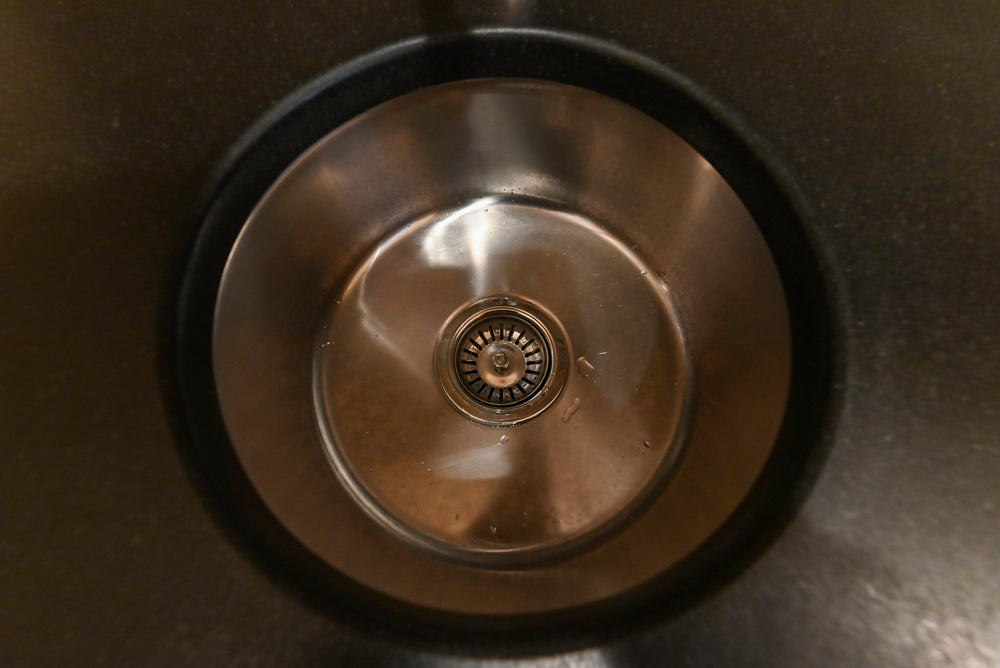 Traditional Cream Butler's Pantry with Sub-Zero Tall Wine Cooler