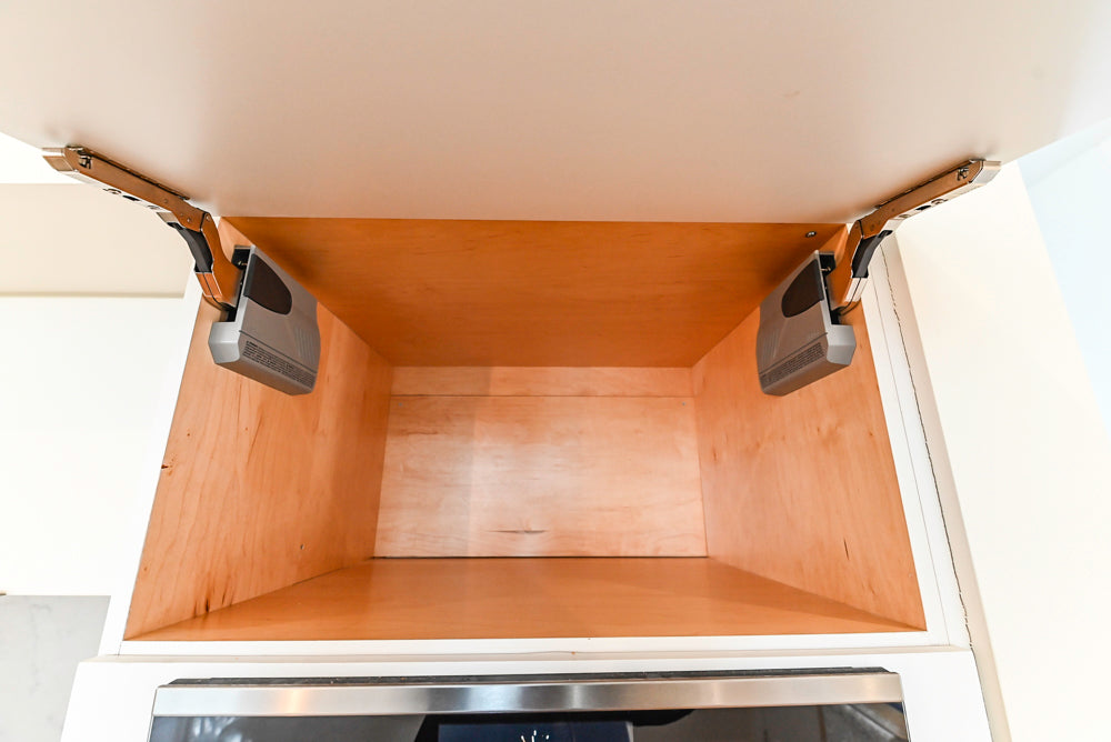 Modern Matte White Kitchen with Waterfall Island, Quartz Countertops & Miele Appliances