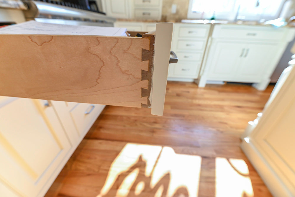 Traditional Light Cream Kitchen with Island, Granite Countertops and Appliances