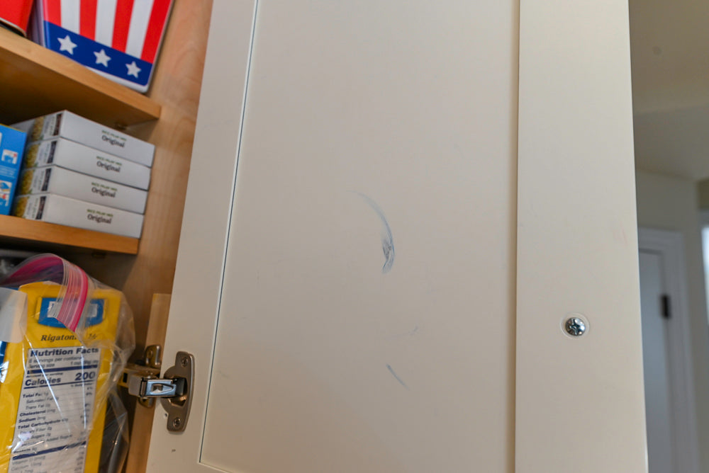 Traditional Light Cream Kitchen with Island, Granite Countertops and Appliances