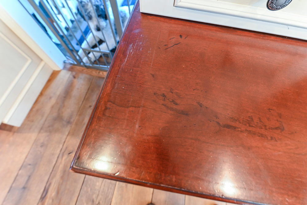 Wood-Mode Traditional Light Cream Kitchen with Marble Countertops and Wolf Range