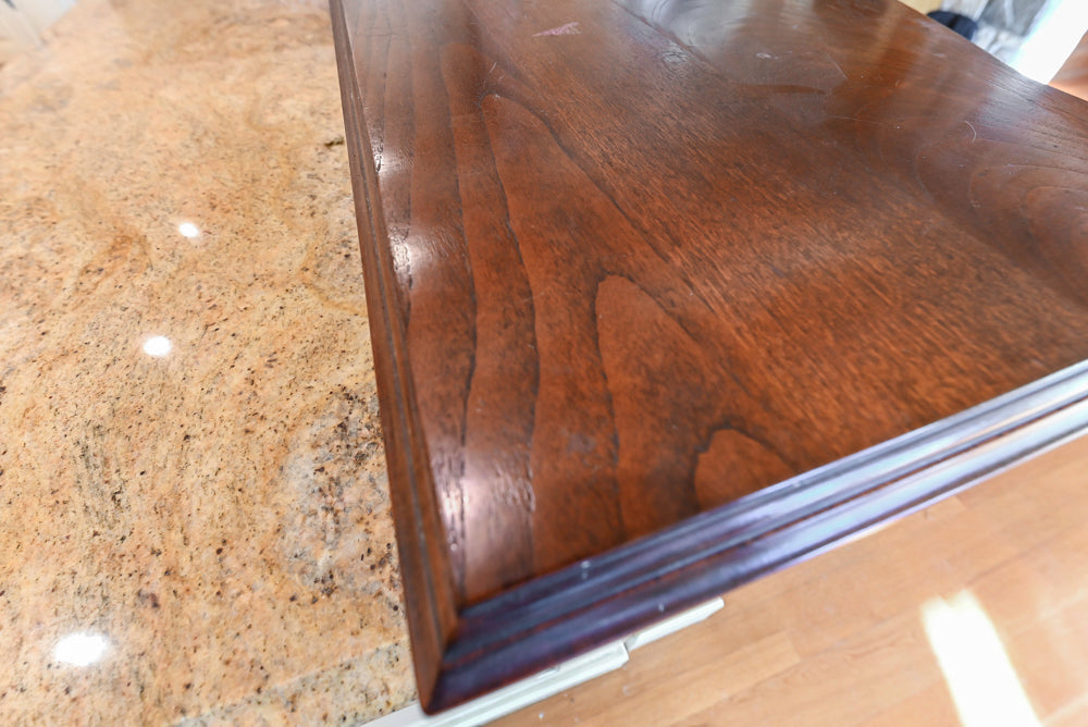 Christopher Peacock Traditional Cream Kitchen with Double Island, Granite Countertops & Appliances