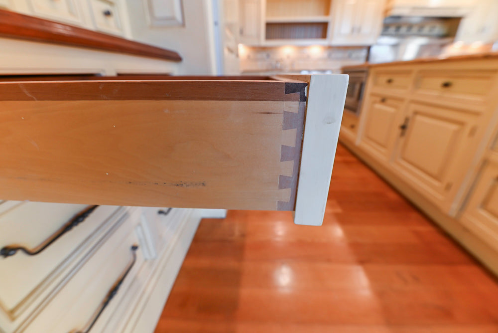 Christopher Peacock Traditional Cream Kitchen with Double Island, Granite Countertops & Appliances