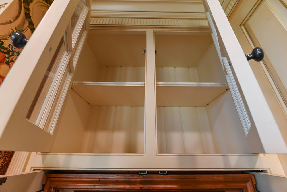 Christopher Peacock Traditional Cream Kitchen with Double Island, Granite Countertops & Appliances