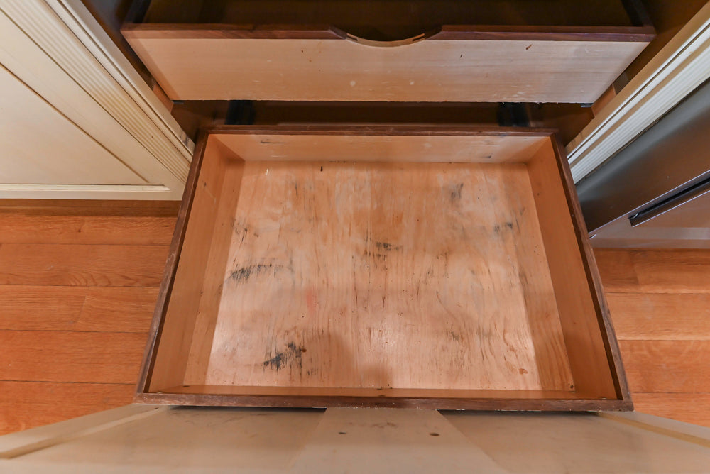 Christopher Peacock Traditional Cream Kitchen with Double Island, Granite Countertops & Appliances