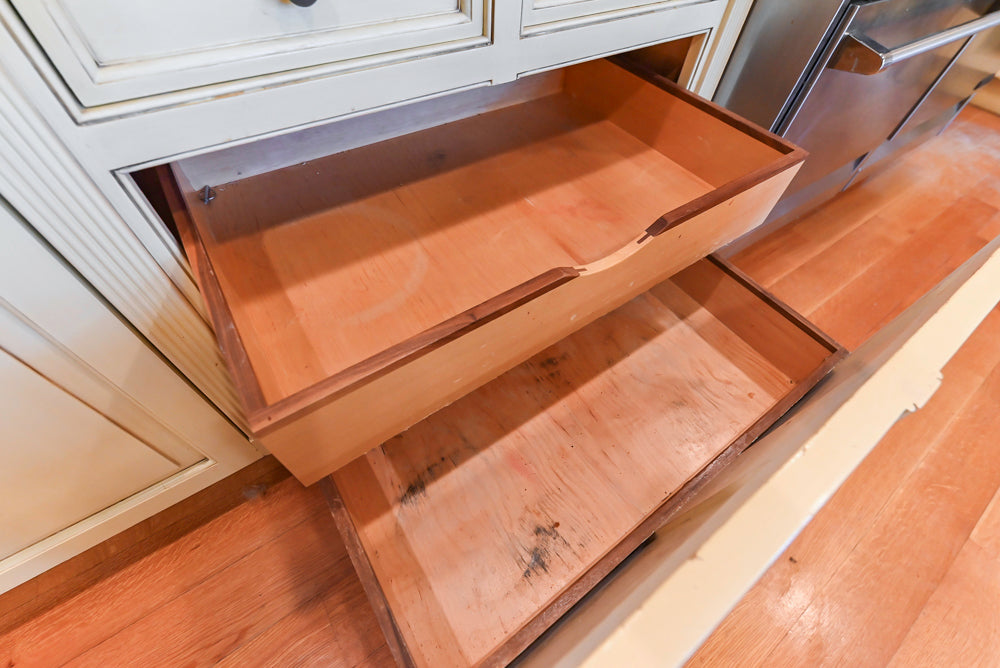 Christopher Peacock Traditional Cream Kitchen with Double Island, Granite Countertops & Appliances