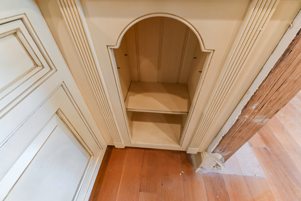 Christopher Peacock Traditional Cream Kitchen with Double Island, Granite Countertops & Appliances