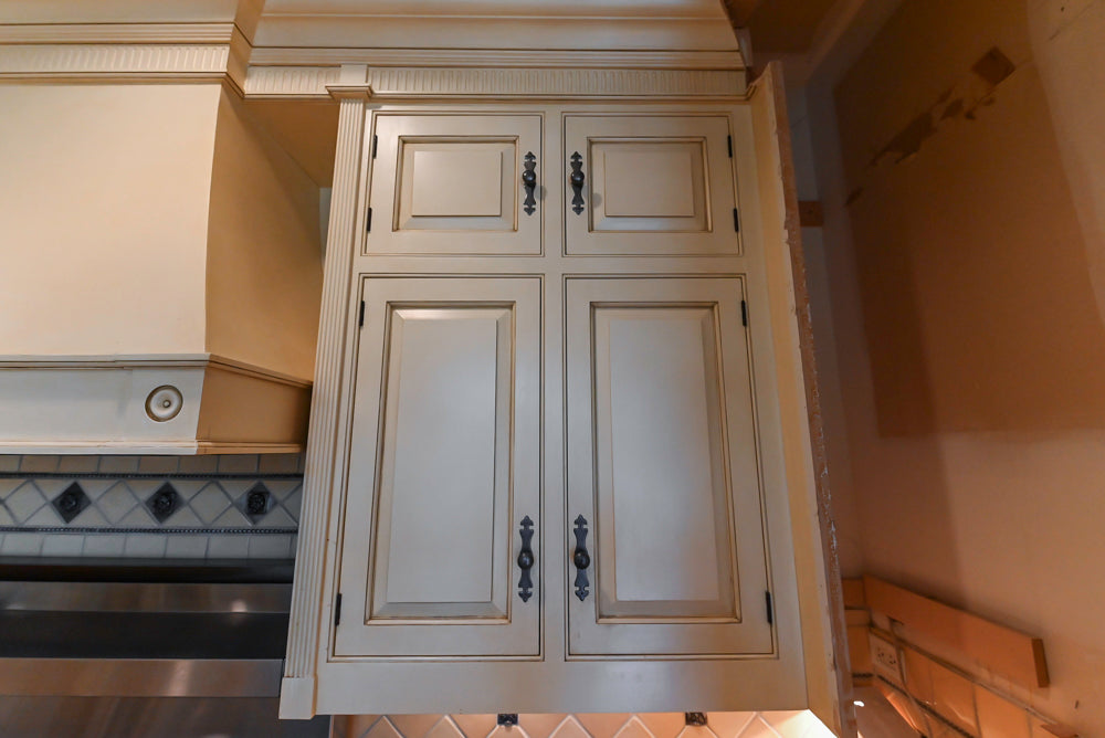 Christopher Peacock Traditional Cream Kitchen with Double Island, Granite Countertops & Appliances