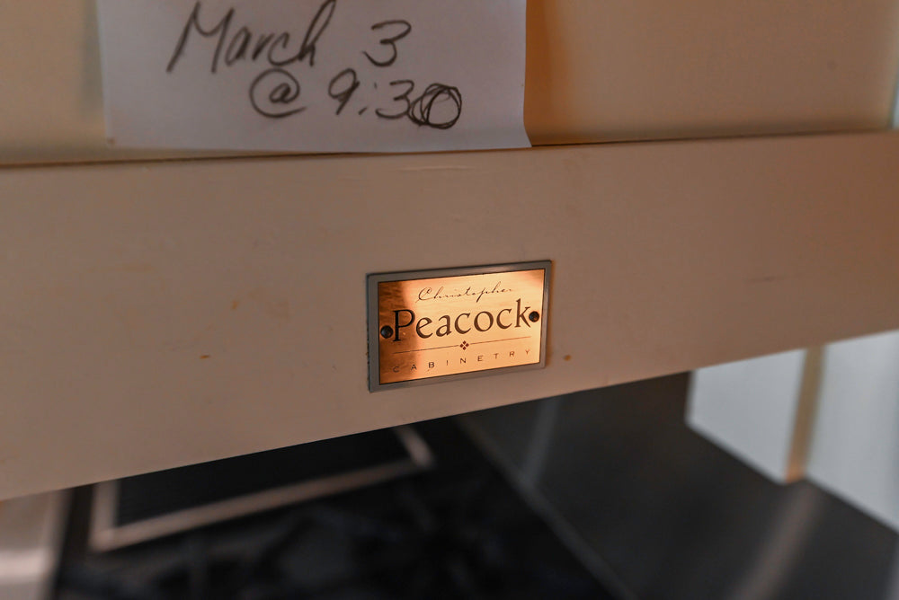 Christopher Peacock Traditional Cream Kitchen with Double Island, Granite Countertops & Appliances