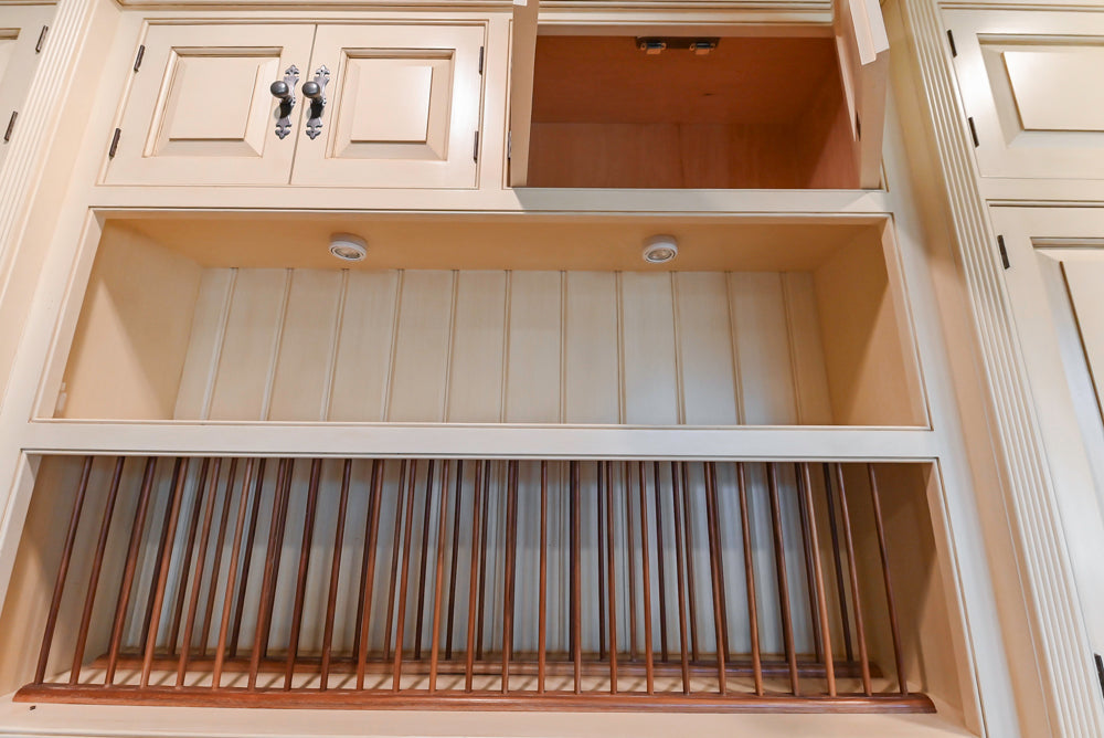 Christopher Peacock Traditional Cream Kitchen with Double Island, Granite Countertops & Appliances