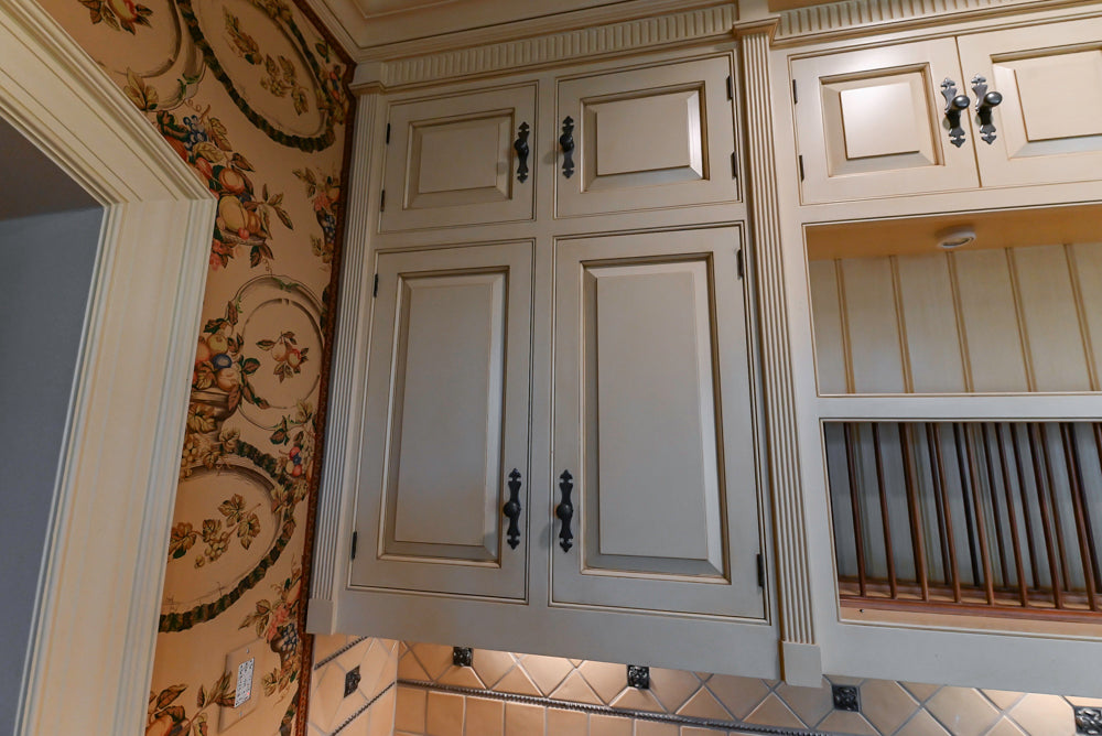 Christopher Peacock Traditional Cream Kitchen with Double Island, Granite Countertops & Appliances