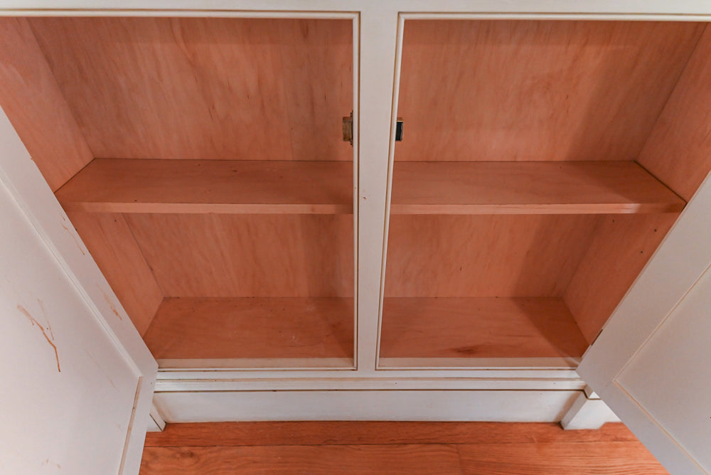 Christopher Peacock Traditional Cream Butler's Pantry with Granite Countertops & Sub-Zero Wine Coolers