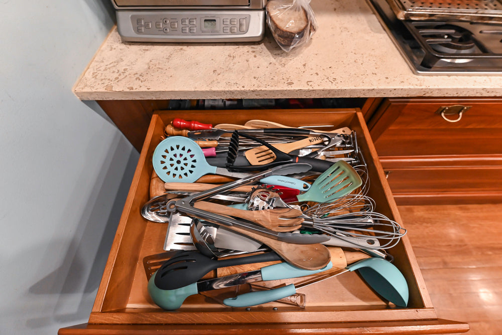 Custom Transitional Wooden Kitchen with Island, Stone Countertops and Miele Appliances