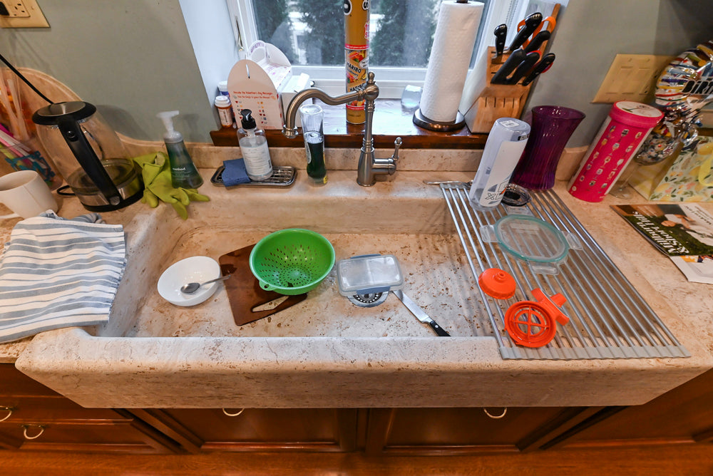 Custom Transitional Wooden Kitchen with Island, Stone Countertops and Miele Appliances