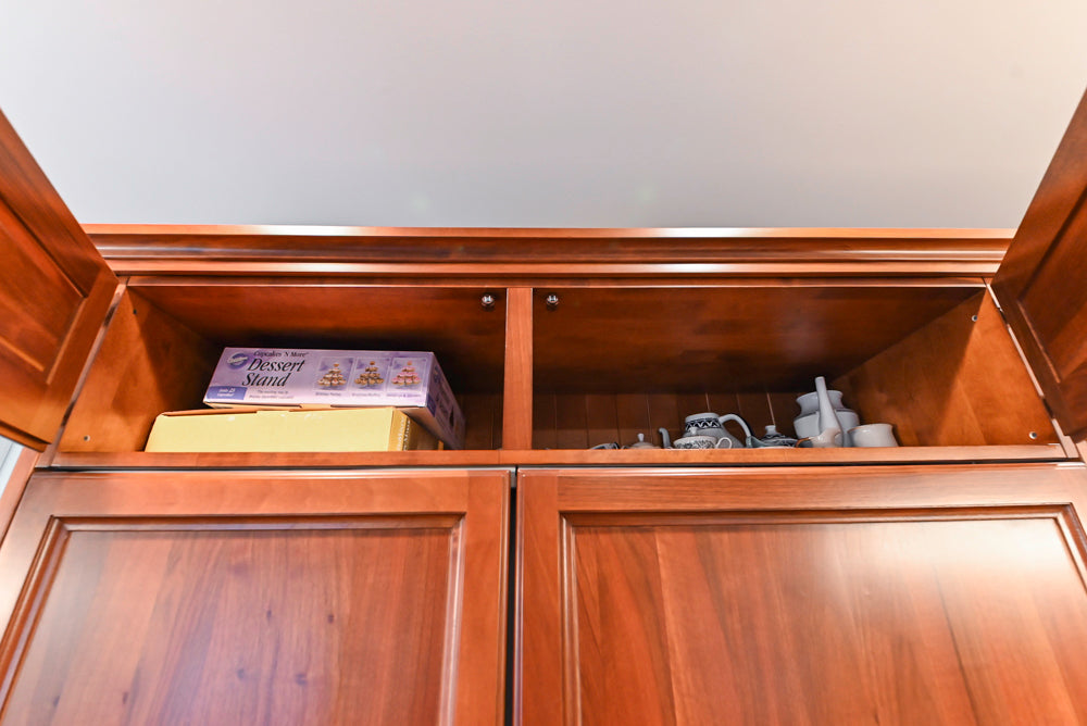 Custom Transitional Wooden Kitchen with Island, Stone Countertops and Miele Appliances