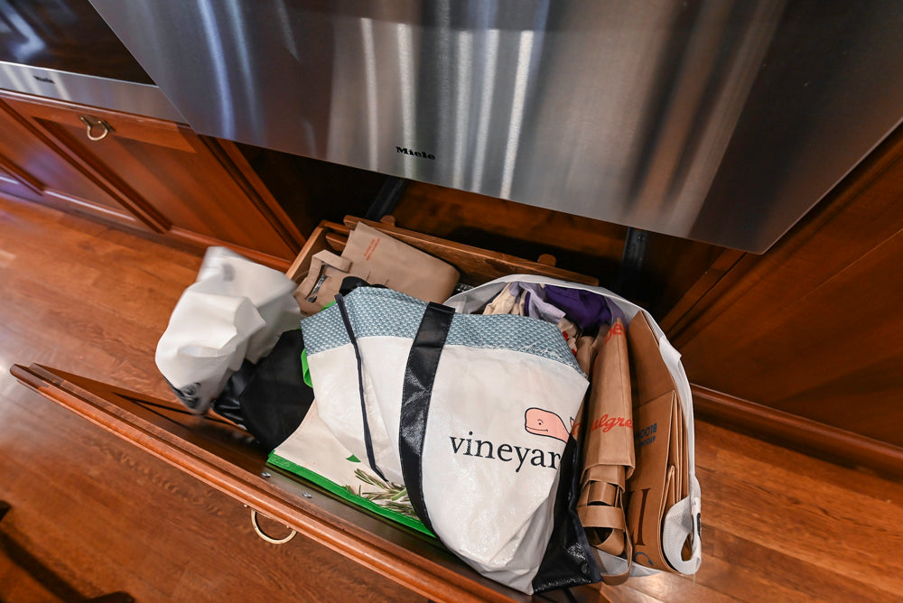 Custom Transitional Wooden Kitchen with Island, Stone Countertops and Miele Appliances