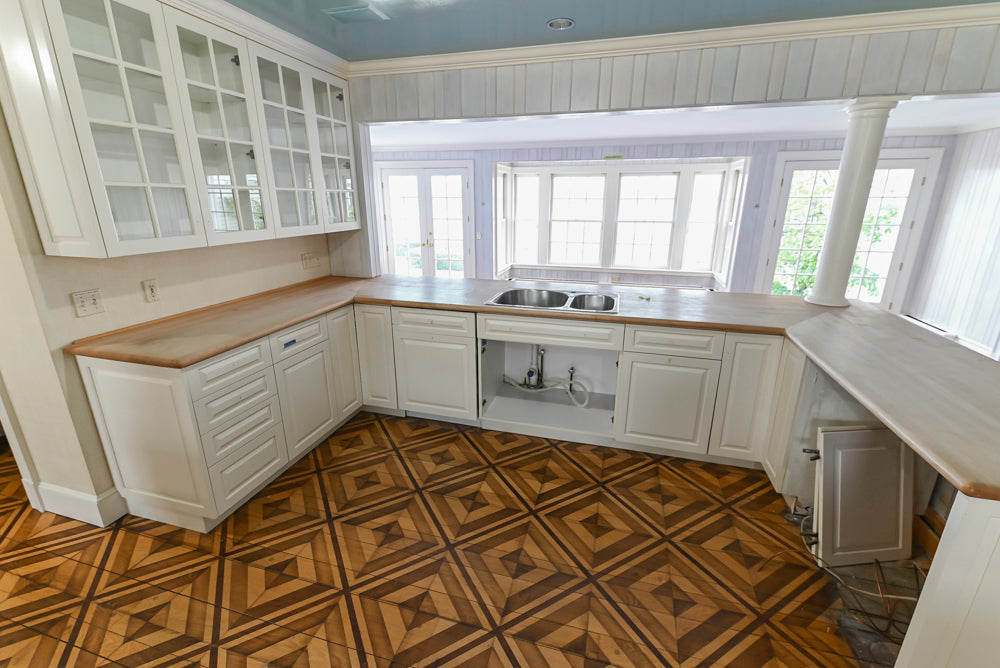 Heritage Traditional Kitchen with Double Island, Granite & Wood Countertops and Appliances
