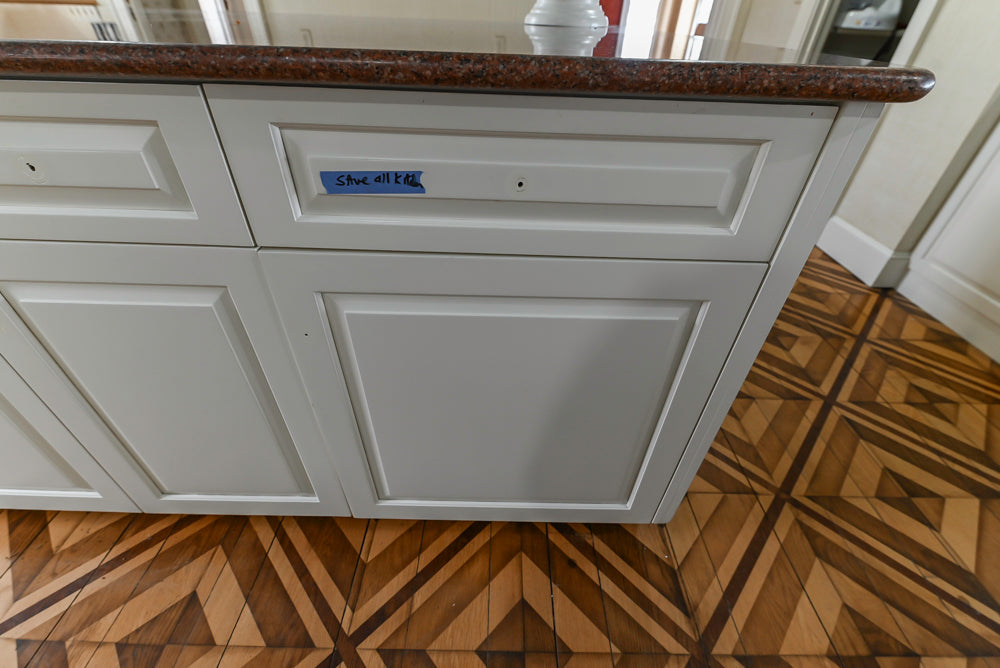 Heritage Traditional Kitchen with Double Island, Granite & Wood Countertops and Appliances