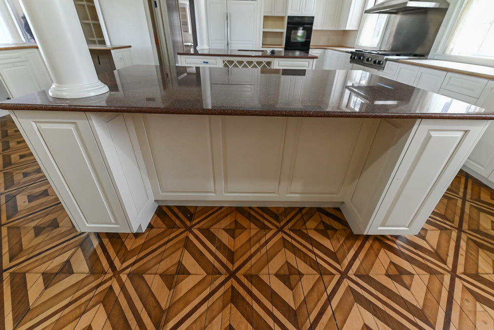 Heritage Traditional Kitchen with Double Island, Granite & Wood Countertops and Appliances