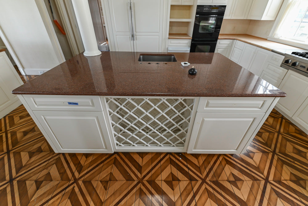 Heritage Traditional Kitchen with Double Island, Granite & Wood Countertops and Appliances