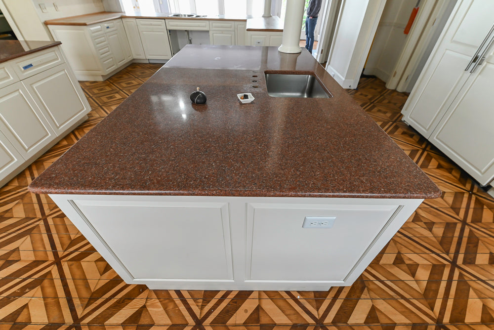Heritage Traditional Kitchen with Double Island, Granite & Wood Countertops and Appliances