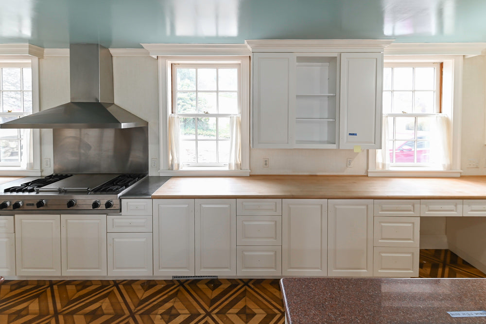 Heritage Traditional Kitchen with Double Island, Granite & Wood Countertops and Appliances