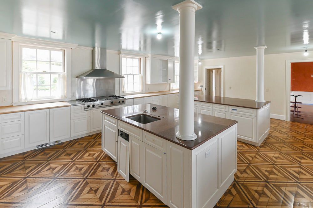 Heritage Traditional Kitchen with Double Island, Granite & Wood Countertops and Appliances