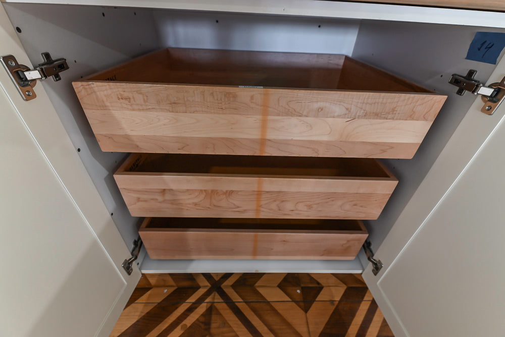 Heritage Traditional Kitchen with Double Island, Granite & Wood Countertops and Appliances