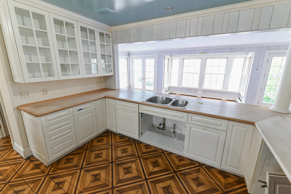 Heritage Traditional Kitchen with Double Island, Granite & Wood Countertops and Appliances