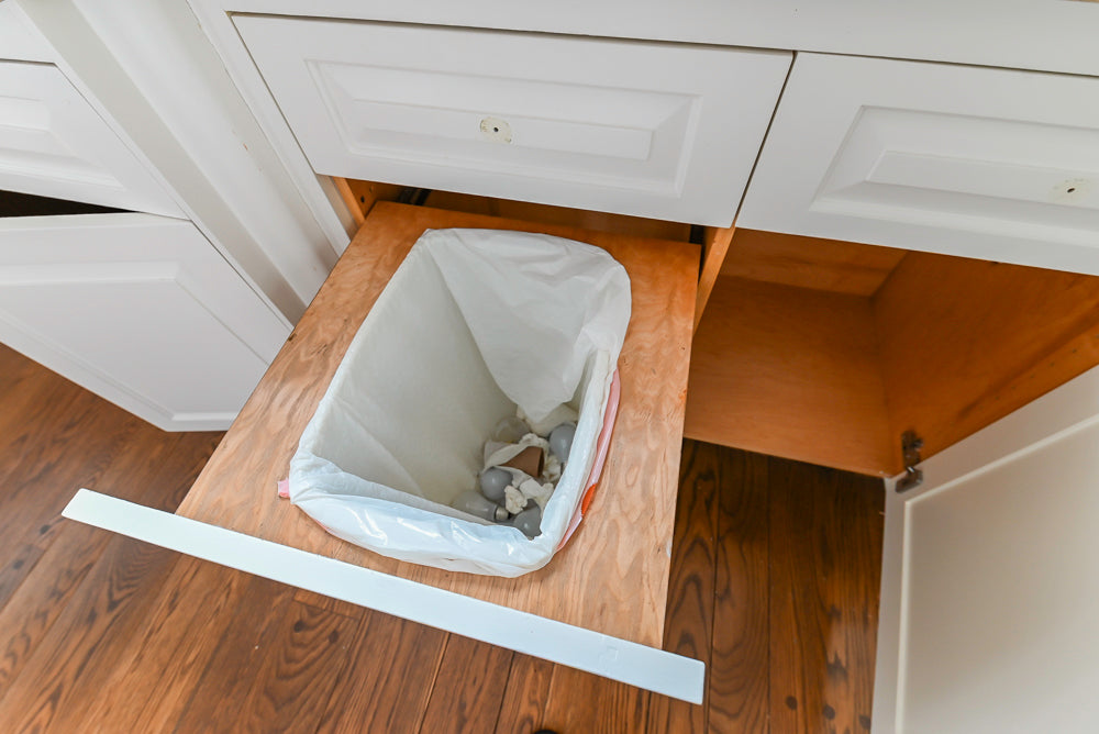 Traditional White Butler's Pantry with Stone Countertops and Built-In Sink