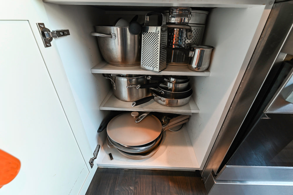 Imperia White Transitional Kitchen with Dark Grey Island, Marble & Stone Counters and Appliances