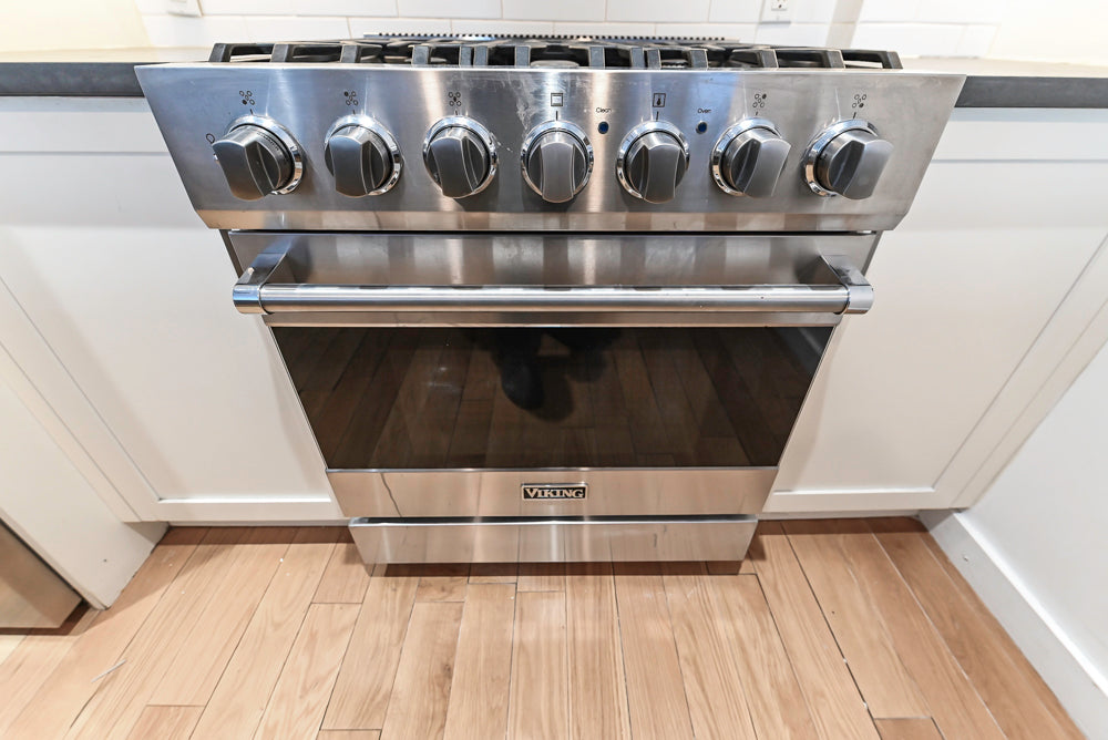 Imperia White Transitional Kitchen with Dark Grey Island, Marble & Stone Counters and Appliances