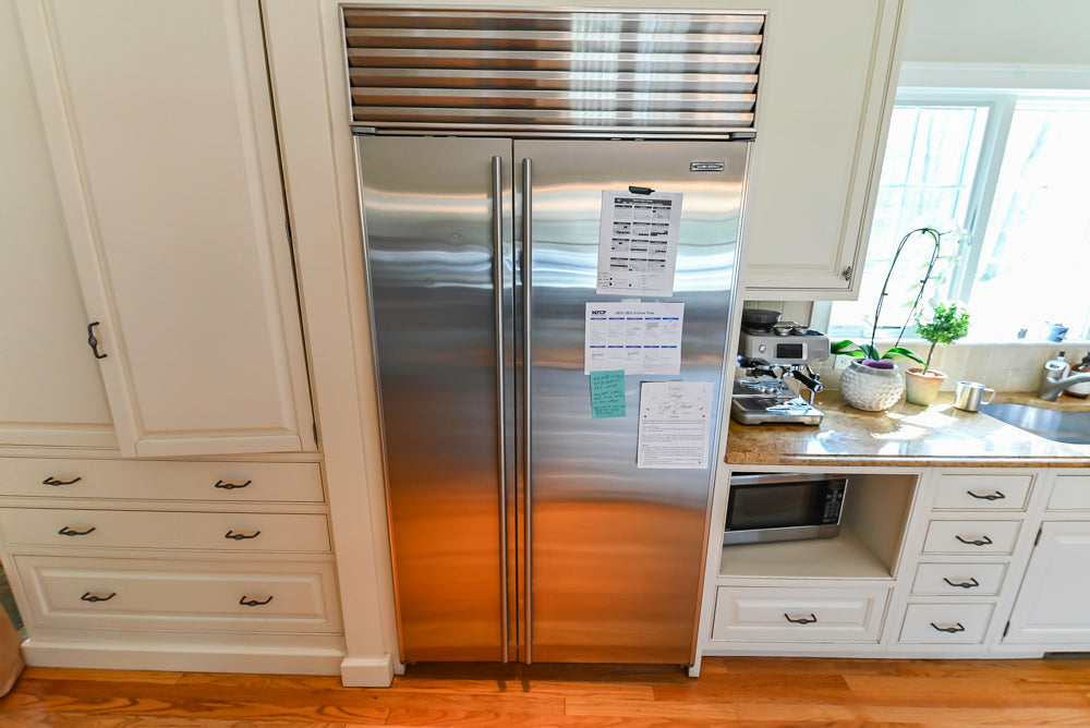 Glenwood Traditional Cream Kitchen with Island, Granite Countertops & Appliances