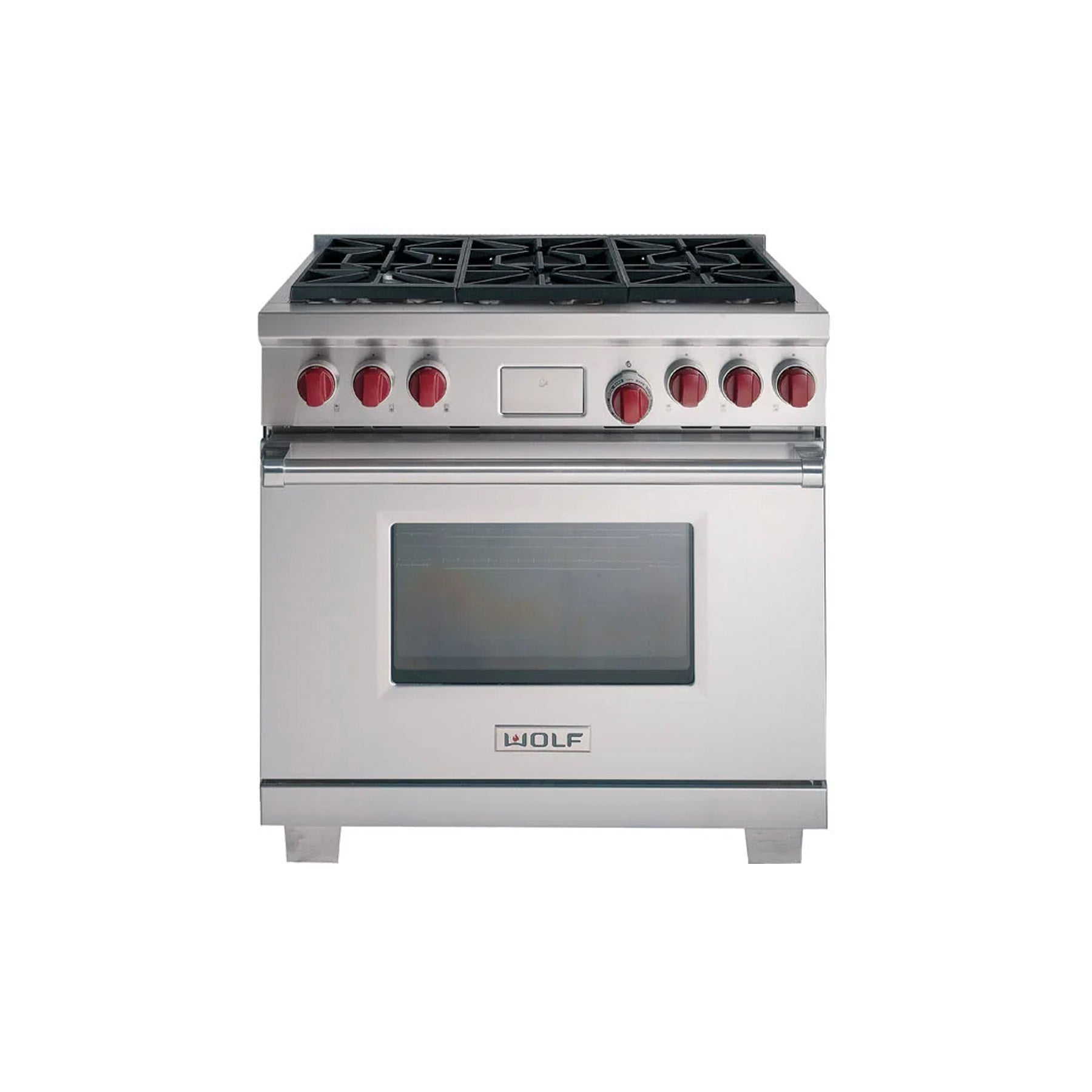 Wolf DF366 36" Stainless Steel Dual Fuel Range