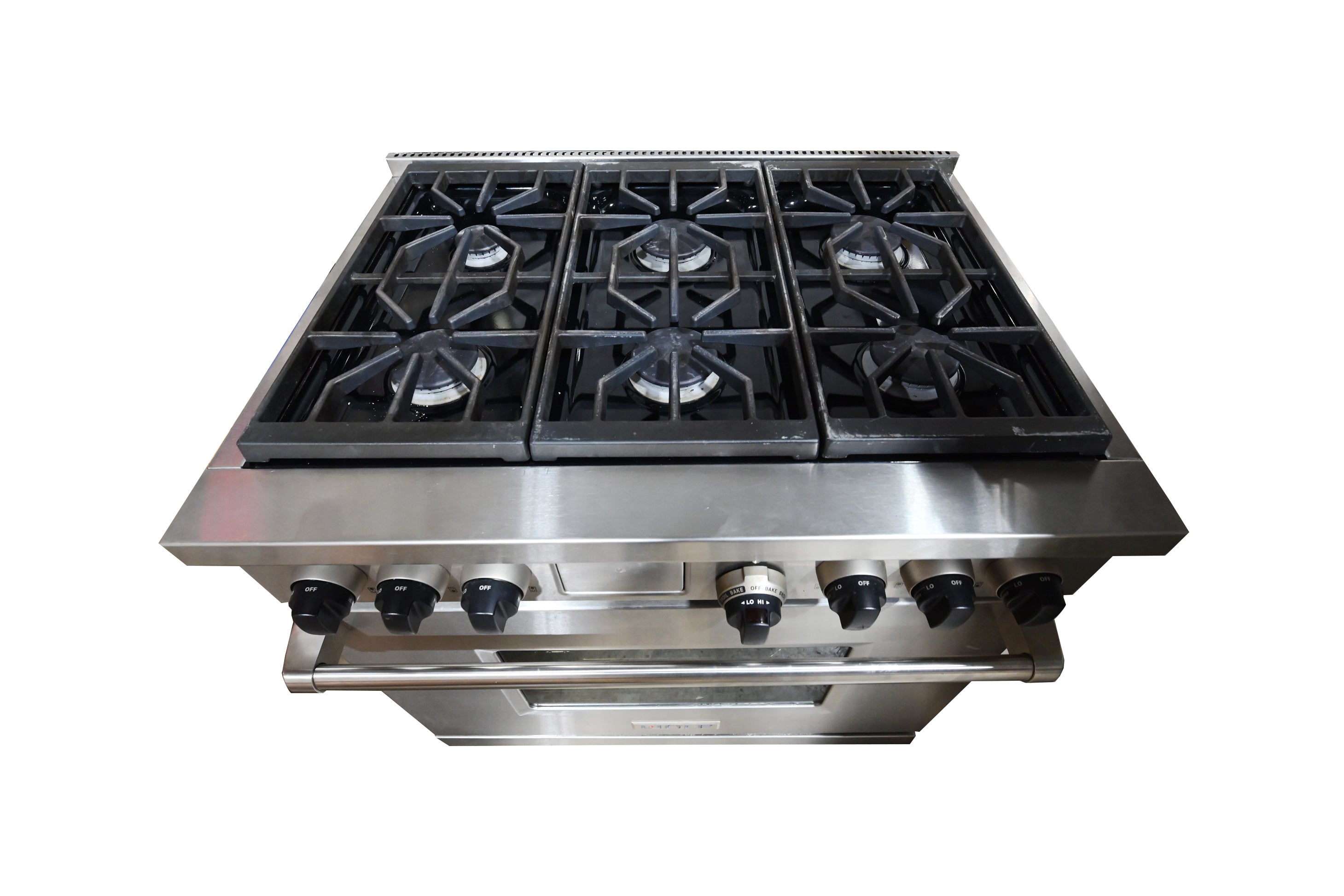 Wolf DF366 36" Stainless Steel Dual Fuel Range
