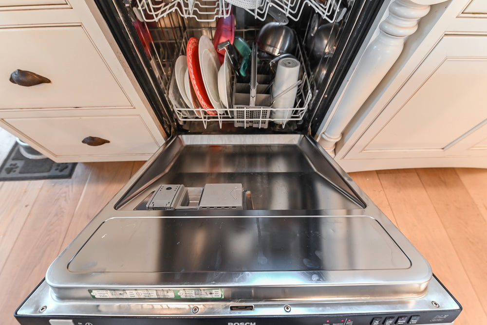 Omega Traditional Light Cream Kitchen with Island, Desk Area and Sub-Zero & Wolf Range