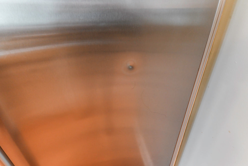 Omega Traditional Light Cream Kitchen with Island, Desk Area and Sub-Zero & Wolf Range