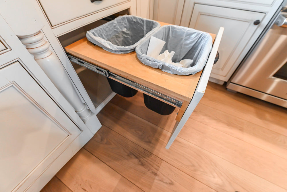 Omega Traditional Light Cream Kitchen with Island, Desk Area and Sub-Zero & Wolf Range