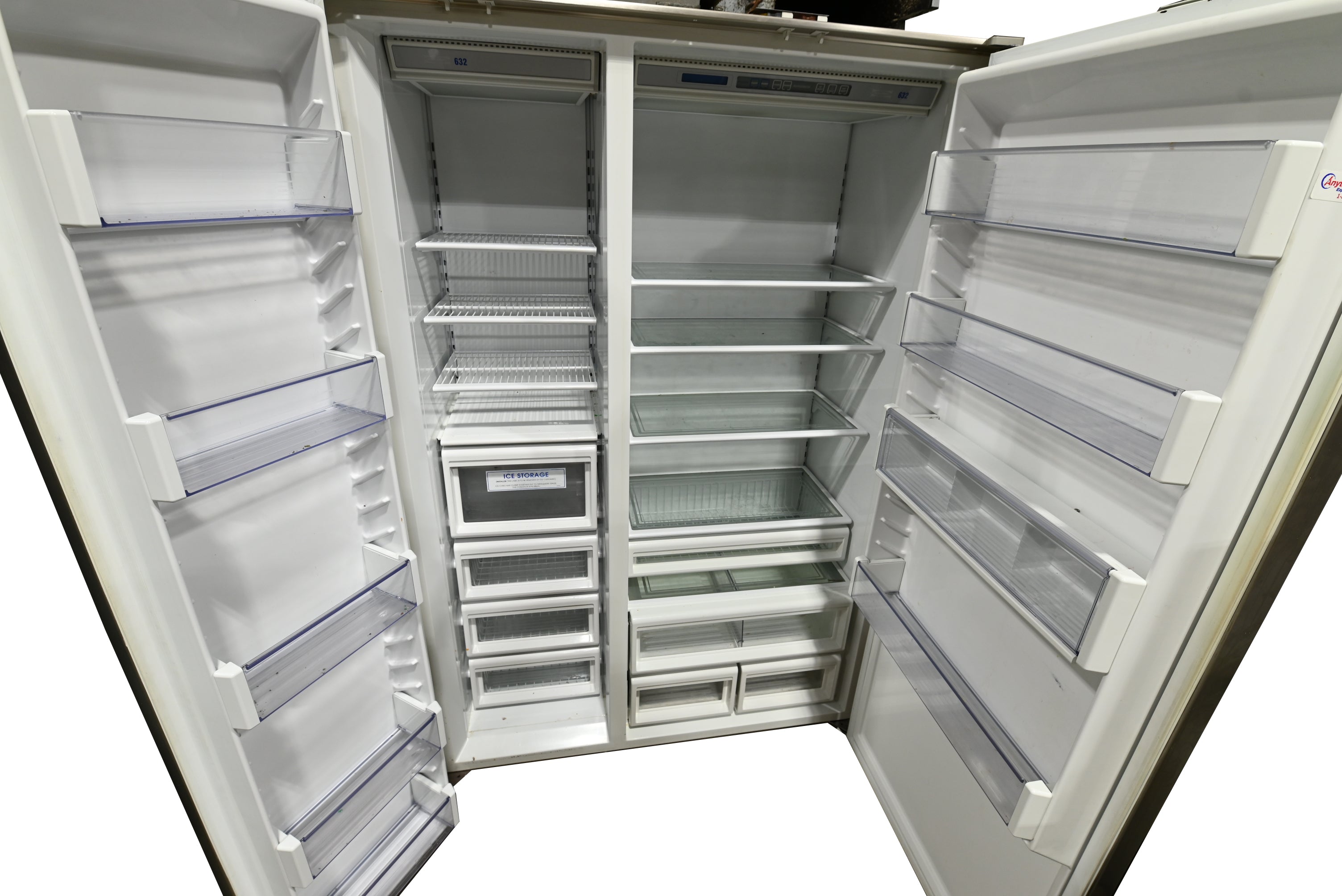 Sub-Zero 632/S 48" Stainless Steel Side by Side Refrigerator