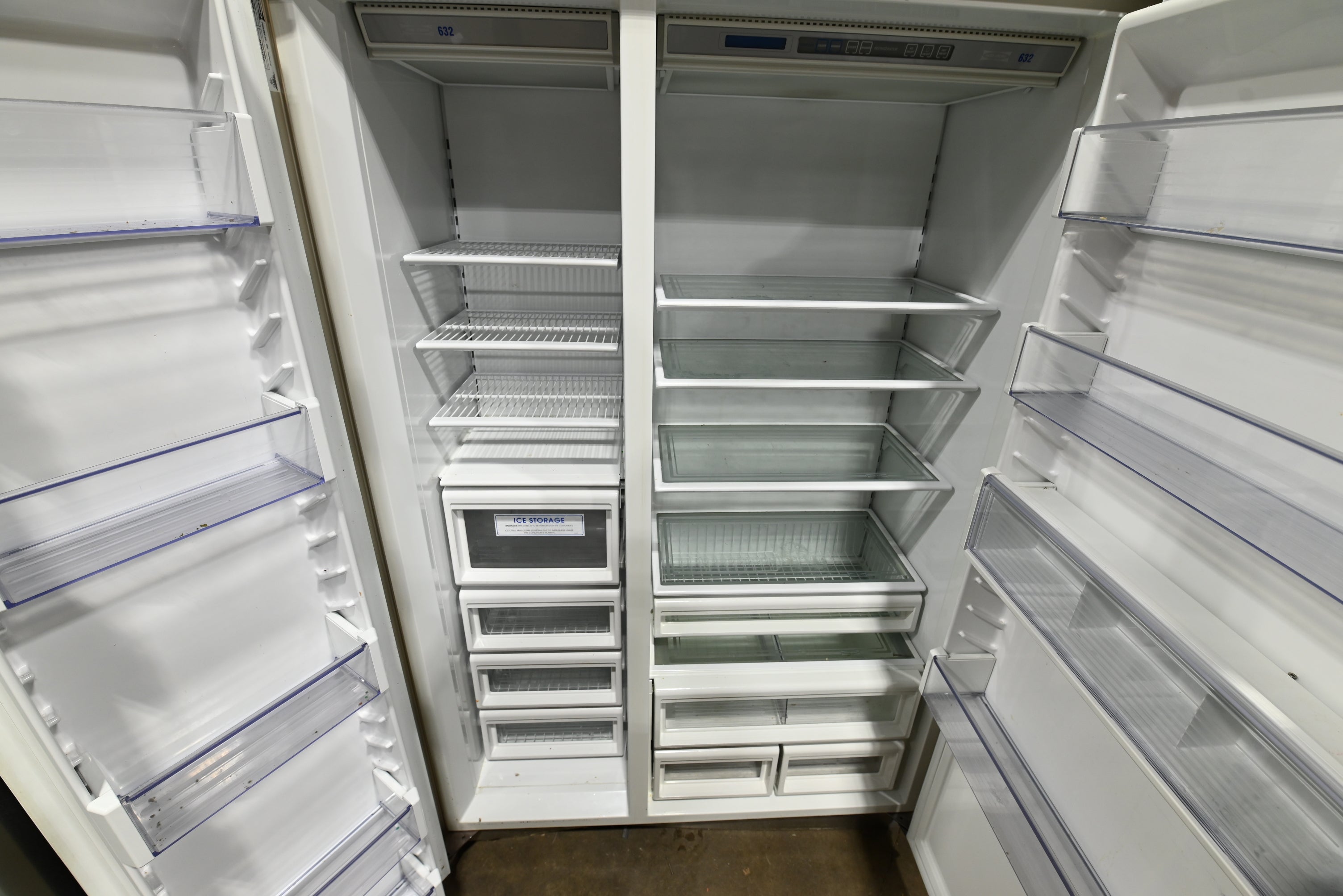 Sub-Zero 632/S 48" Stainless Steel Side by Side Refrigerator