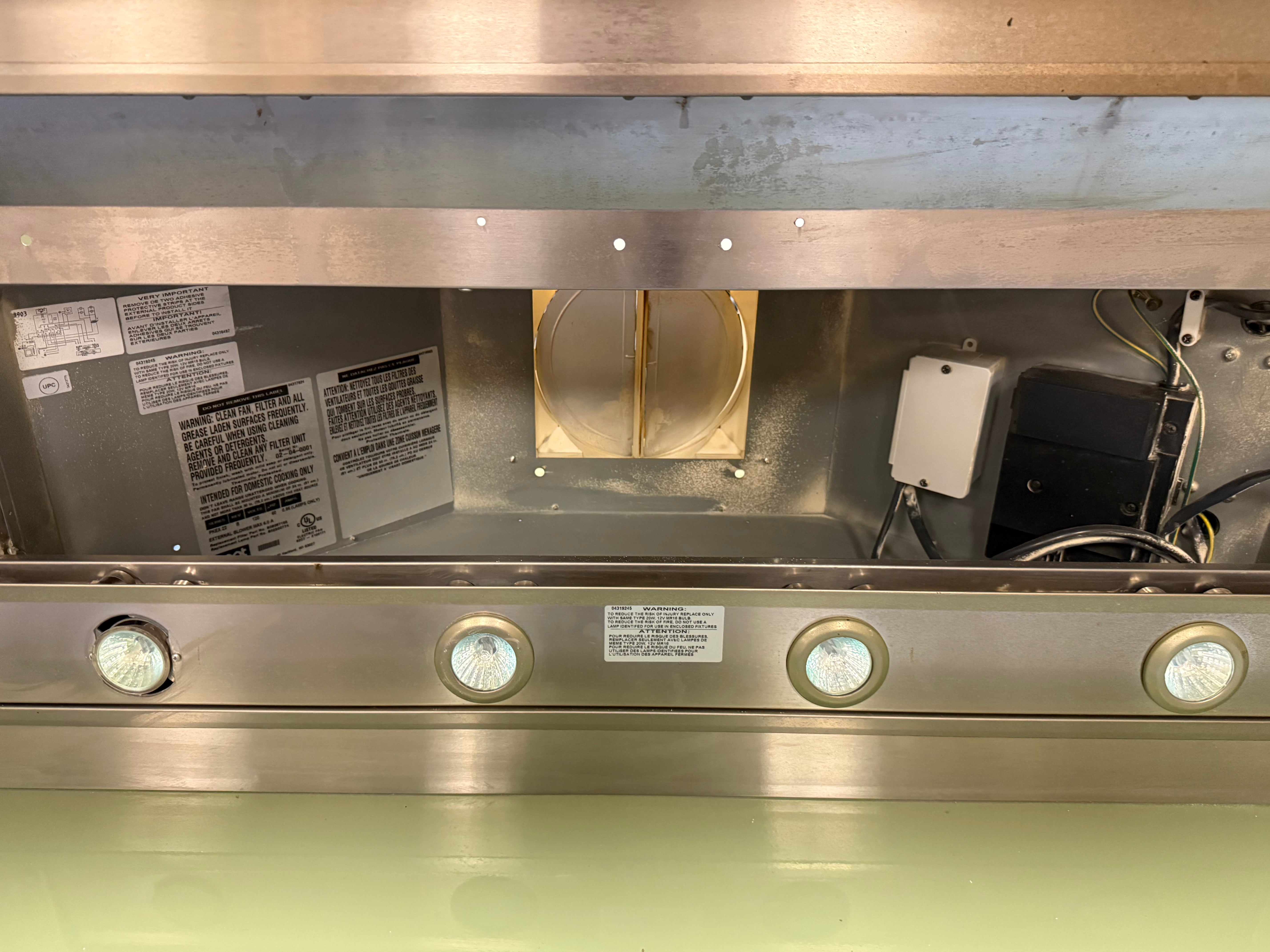 La Cornue Chateau 150 59" Pale Green Dual Fuel Range with Matching Hood