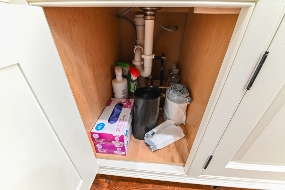 Traditional Creamy White Kitchen with Island, Marble Countertops and Appliances