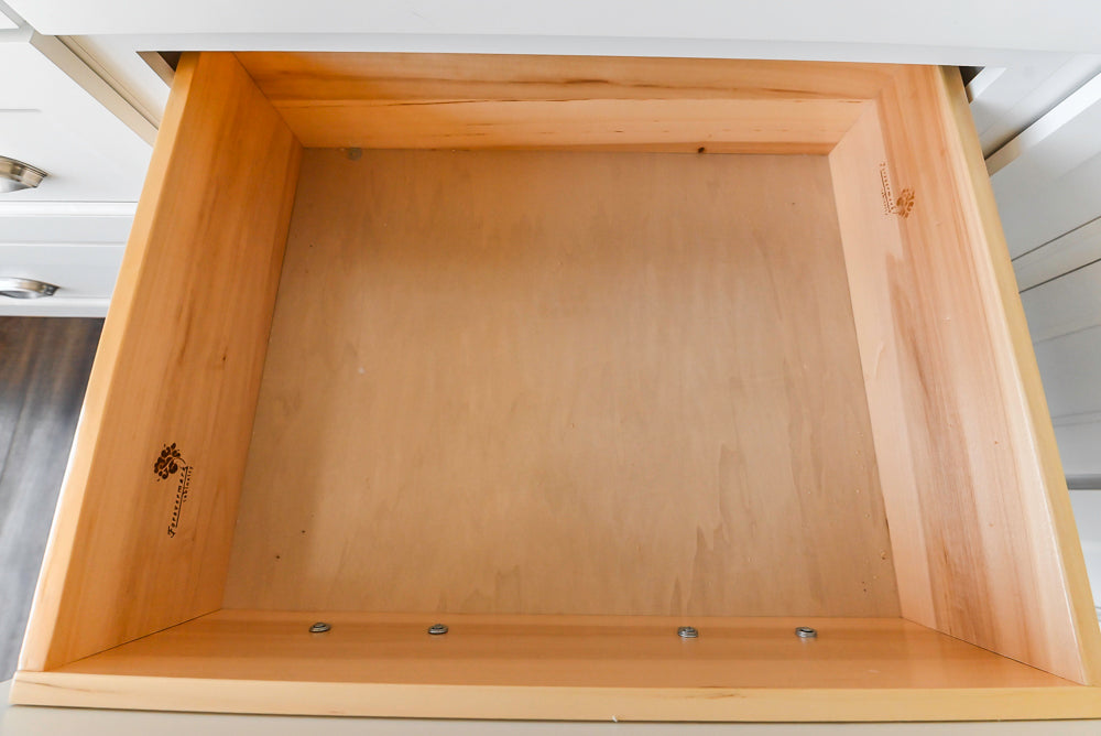 Forevermark Traditional White Kitchen Corner with White Marble Countertops