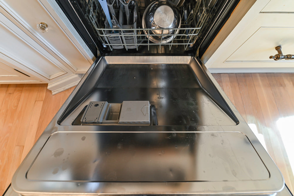 Custom Traditional Cream Kitchen with Island, Granite Countertops and 48" Range