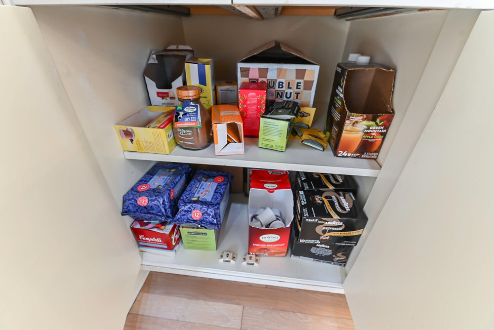 Custom Traditional Cream Kitchen with Island, Granite Countertops and 48" Range