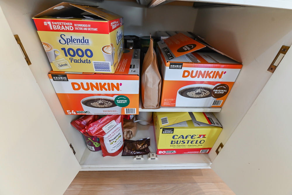 Custom Traditional Cream Kitchen with Island, Granite Countertops and 48" Range