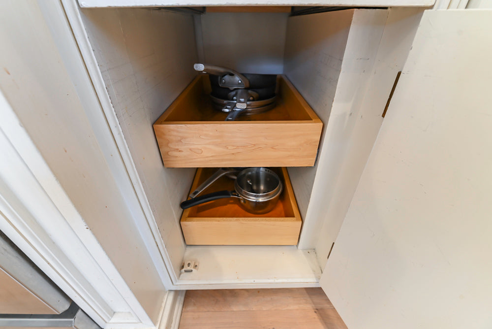 Custom Traditional Cream Kitchen with Island, Granite Countertops and 48" Range