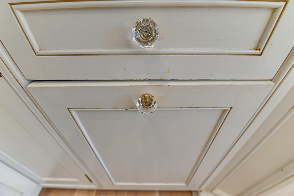 Custom Traditional Cream Kitchen with Island, Granite Countertops and 48" Range