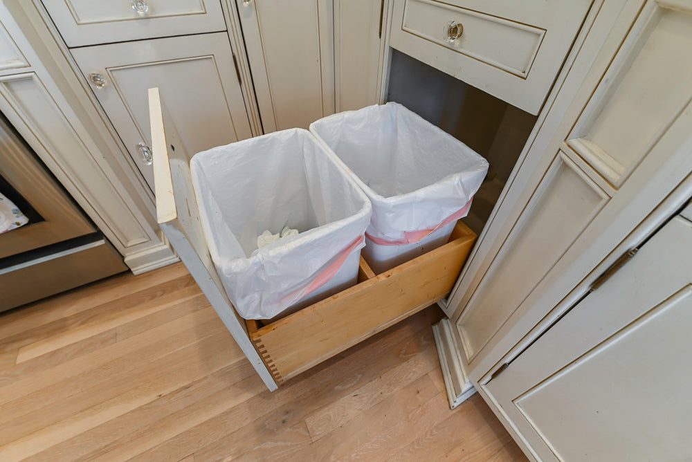 Custom Traditional Cream Kitchen with Island, Granite Countertops and 48" Range